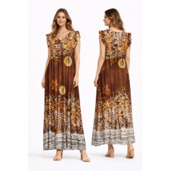 VESTIDO ISABELA LARGO MANGA CORTA