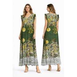 VESTIDO ISABELA LARGO MANGA CORTA