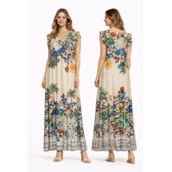 VESTIDO ISABELA LARGO MANGA CORTA