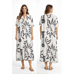 VESTIDO ATENAS MANGA CORTA