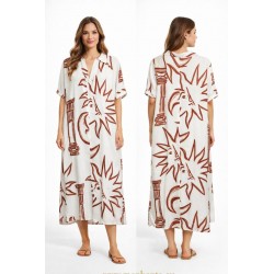 VESTIDO ATENAS MANGA CORTA