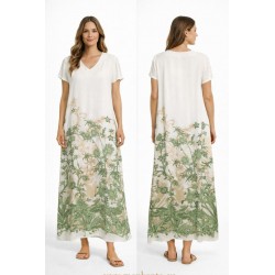 VESTIDO SANTORINI LARGO SIN MANGA