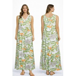 VESTIDO SILVESTRE LARGO SIN MANGA