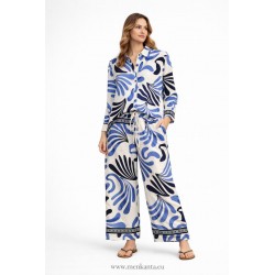 CONJUNTO OASIS TROPICAL CAMISA Y PANTALON 