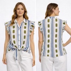 CAMISA ARAME LAZO SIN MANGA