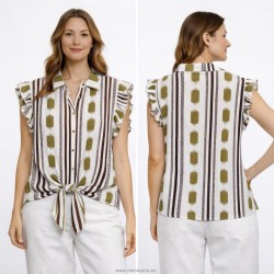 CAMISA ARAME LAZO SIN MANGA