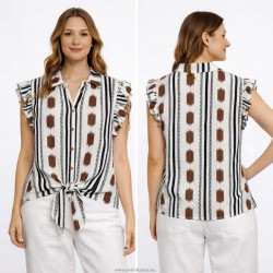 CAMISA ARAME LAZO SIN MANGA