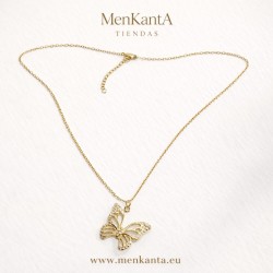 COLGANTE MARIPOSA  DORADA