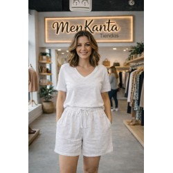 PANTALON SHORT COLOR LISO 