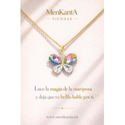 COLGANTE MARIPOSA CRISTAL TORNASOLADO I