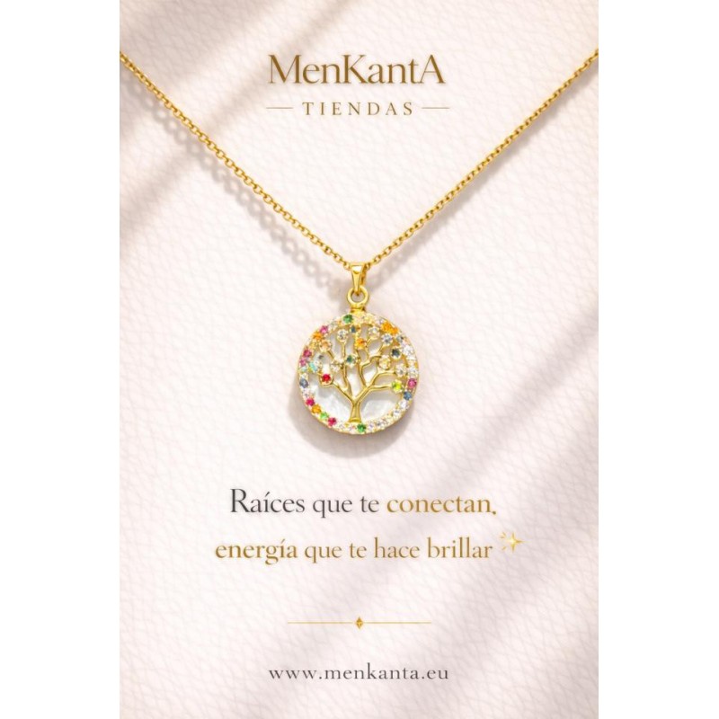 COLGANTE ARBOL DE LA VIDA CON NACAR