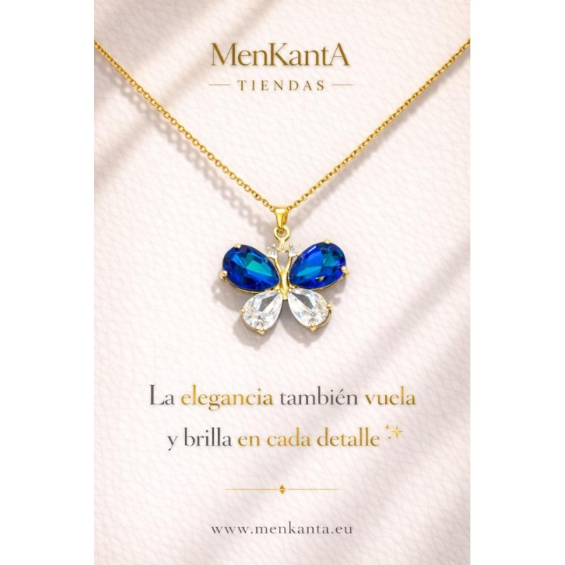 COLGANTE MARIPOSA CRISTAL TORNASOLADO II