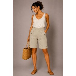PANTALON TRINI CORTO BOTONES