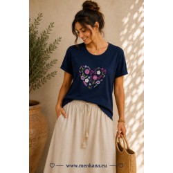 CAMISETA CORAZON CORTA