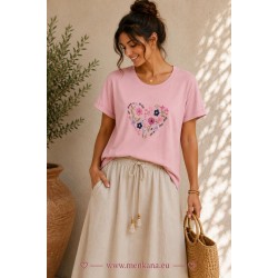 CAMISETA CORAZON CORTA