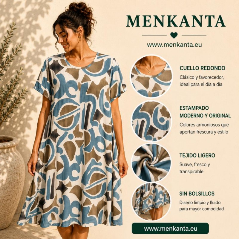 VESTIDO LOLA CORTO MANGA CORTA 