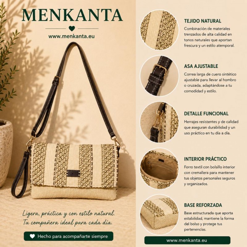 BOLSO ELSA MANO Y BANDOLERA