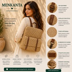 MOCHILA MERY BOLSILLO DELANTERO CON SOLAPA