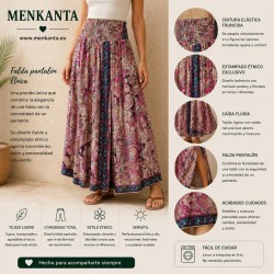 FALDA PANTALON ETNICA T26
