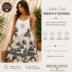 VESTIDO TIRANTE FINO CORTO DARINA