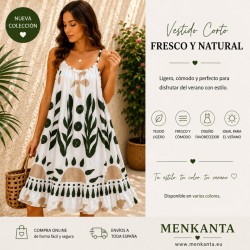 VESTIDO TIRANTE FINO CORTO MIRKA